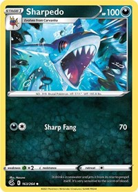 Sharpedo (163/264) [SWSH08 Fusion Strike]