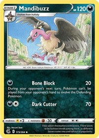 Mandibuzz (173/264) [SWSH08 Fusion Strike]