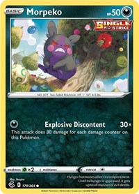 Morpeko (179) (179/264) [SWSH08 Fusion Strike]