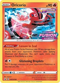 Oricorio - SWSH168 (Prerelease) (SWSH168) [SWSH Sword and Shield Promo Cards]