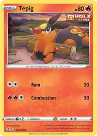 Tepig - SWSH172 (SWSH172) [SWSH Sword and Shield Promo Cards]