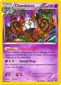 Chandelure - 43/119 (Cosmos Holo) (043/119) [Blister Exclusives]