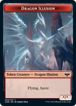 Dragon Illusion Token (9) [Innistrad: Crimson Vow]