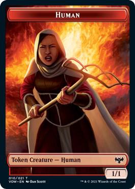 Human Token (010) [Innistrad: Crimson Vow]