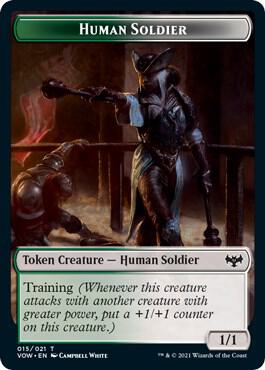 Human Soldier Token (15) [Innistrad: Crimson Vow]