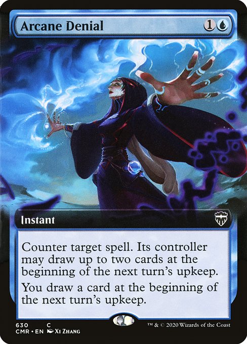 Arcane Denial (630) [Commander Legends] [Extended Art]