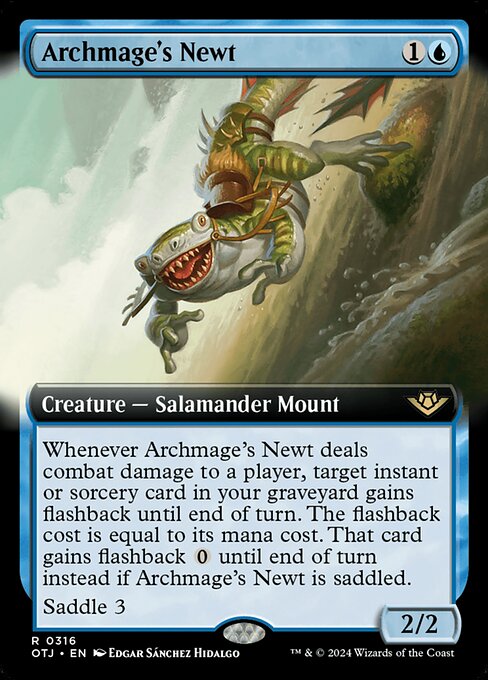 Archmage's Newt (316) [Outlaws of Thunder Junction]