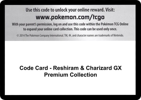 Code Card - Reshiram & Charizard GX Premium Collection [Miscellaneous Cards and Products]