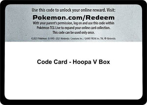 Code Card - Hoopa V Box [SWSH08 Fusion Strike]