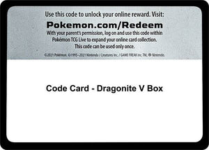 Code Card - Dragonite V Box [SWSH08 Fusion Strike]