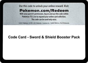 Code Card - Sword & Shield Booster Pack [SWSH01 Sword and Shield Base Set]