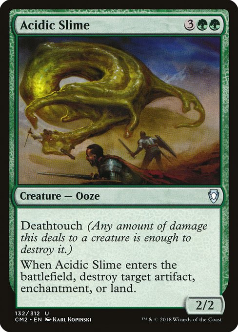 Acidic Slime (132) [Commander Anthology Volume II]