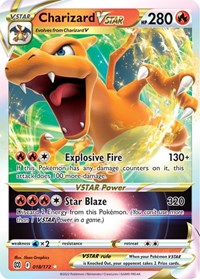 Charizard VSTAR (018/172) [SWSH09 Brilliant Stars]