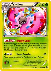 Vivillon - 15/162 (Cosmos Holo) (015/162) [Miscellaneous Cards and Products]
