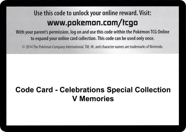 Code Card - Celebrations Special Collection - V Memories [Celebrations]