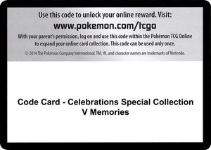 Code Card - Celebrations Special Collection - V Memories [Celebrations]