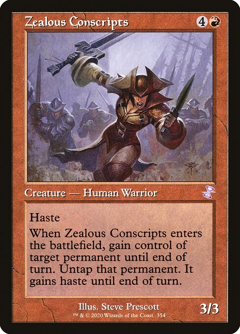 Zealous Conscripts (354) [Time Spiral Remastered]
