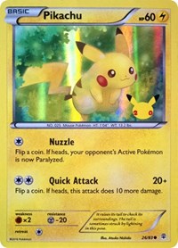 Pikachu - 26/83 (20th Anniversary) (026/083) [Miscellaneous Cards and Products]