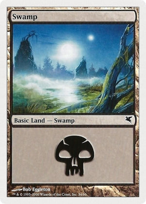 Swamp (34) [Magic Encyclopedia 2005 (Salvat/Hachette)]