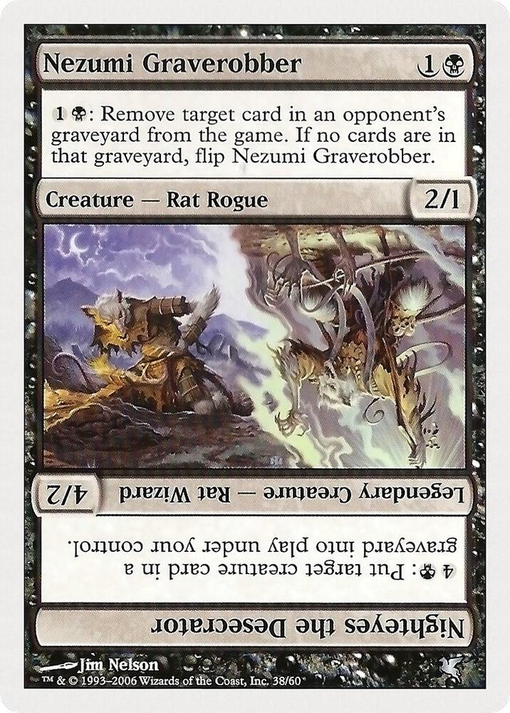 Nezumi Graverobber // Nighteyes the Desecrator (38) [Magic Encyclopedia 2005 (Salvat/Hachette)]