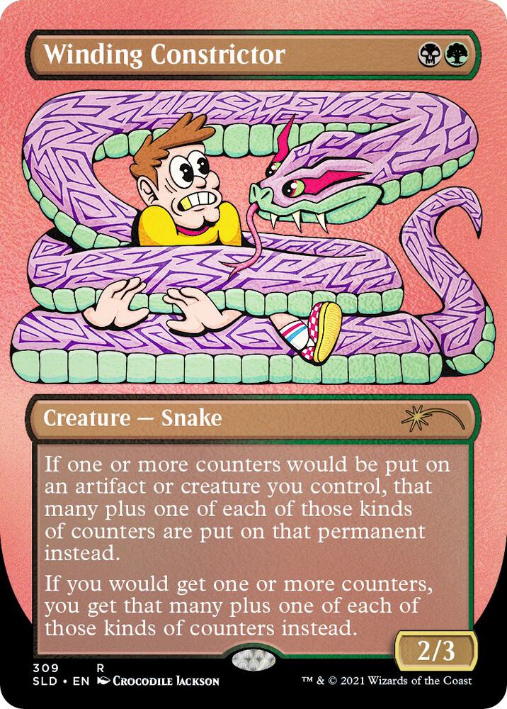 Winding Constrictor (Foil Etched) (309) [Secret Lair Drop]