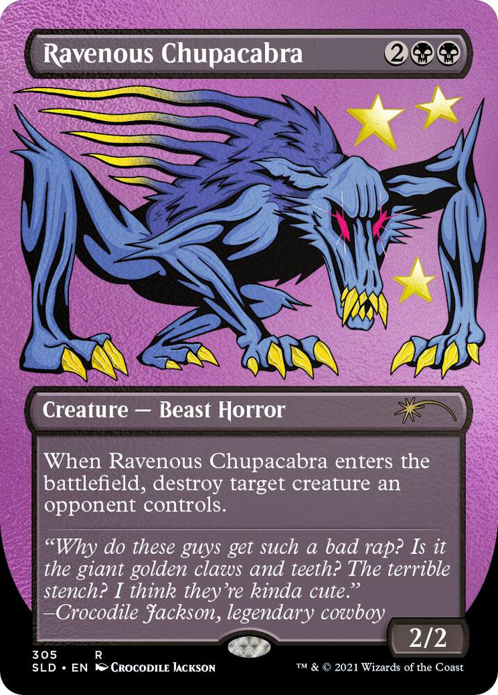 Ravenous Chupacabra (305) (Foil Etched) [Secret Lair Drop]