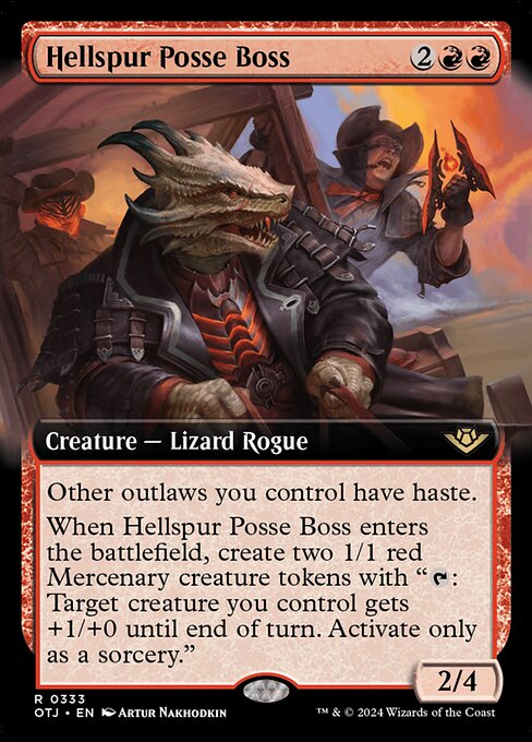 Hellspur Posse Boss (333) [Outlaws of Thunder Junction]