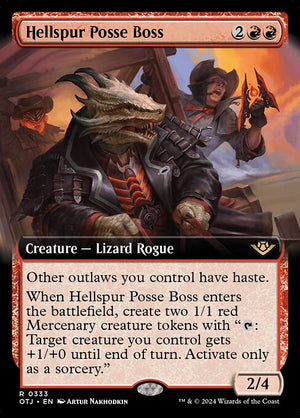 Hellspur Posse Boss (333) [Outlaws of Thunder Junction]
