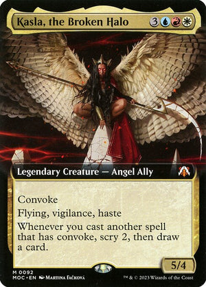 Kasla, the Broken Halo (92) [March of the Machine Commander] [Extended Art]
