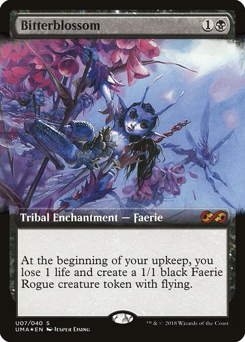 Bitterblossom (U7) [Ultimate Box Topper] [Extended Art]