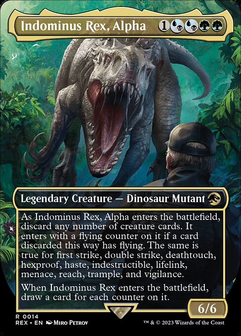 Indominus Rex, Alpha (14) [Jurassic World Collection] [Borderless]