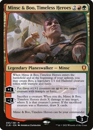 Minsc & Boo, Timeless Heroes (285p) [Battle for Baldur's Gate Promos]