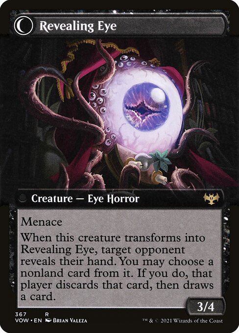 Concealing Curtains // Revealing Eye (367) [Innistrad: Crimson Vow] [Extended Art] Reverse