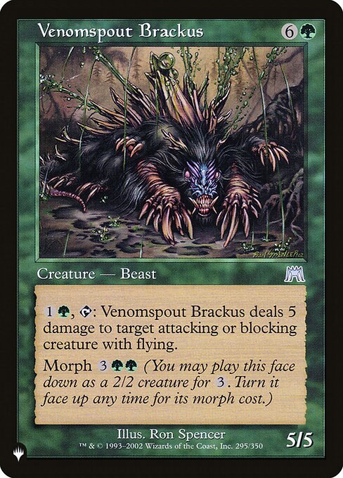 Venomspout Brackus (ONS-295) [The List]