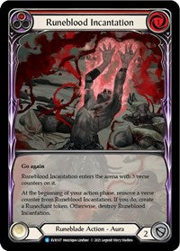 Runeblood Incantation (Red) (Extended Art) (EVR107) [Everfest]
