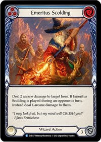 Emeritus Scolding (Blue) (EVR127) [Everfest]