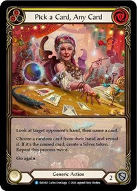 Pick a Card, Any Card (Yellow) (Extended Art) (EVR168) [Everfest]