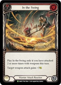 In the Swing (Red) - FAB057 (FAB057) [Flesh and Blood Promo Cards]