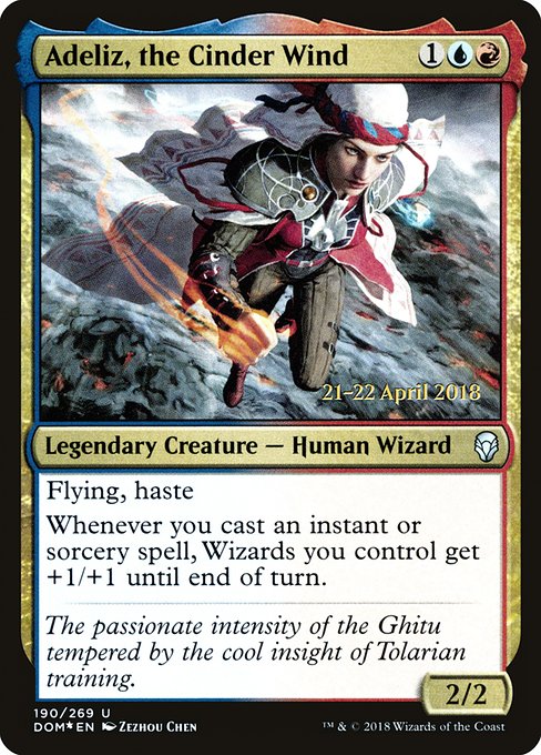 Adeliz, the Cinder Wind (190s) [Dominaria Promos]