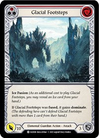 Glacial Footsteps (Red) (OLD008) [Blitz Deck Tales of Aria Oldhim]