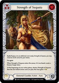 Strength of Sequoia (Blue) (OLD023) [Blitz Deck Tales of Aria Oldhim]