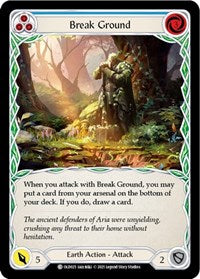 Break Ground (Blue) (OLD025) [Blitz Deck Tales of Aria Oldhim]