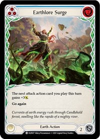 Earthlore Surge (Blue) (OLD027) [Blitz Deck Tales of Aria Oldhim]