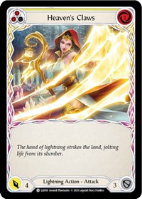 Heaven's Claws (Yellow) (LXI019) [Blitz Deck Tales of Aria Lexi]