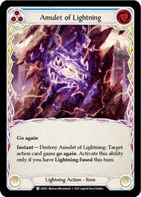 Amulet of Lightning (LXI021) [Blitz Deck Tales of Aria Lexi]