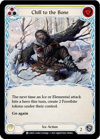 Chill to the Bone (Yellow) (LXI024) [Blitz Deck Tales of Aria Lexi]