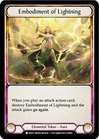 Embodiment of Lightning // Embodiment of Earth (BRI002 // BRI003) [Blitz Deck Tales of Aria Briar]