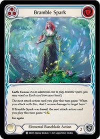 Bramble Spark (Blue) (BRI015) [Blitz Deck Tales of Aria Briar]