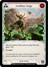 Earthlore Surge (Red) (BRI019) [Blitz Deck Tales of Aria Briar]
