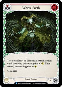 Weave Earth (Red) (BRI021) [Blitz Deck Tales of Aria Briar]